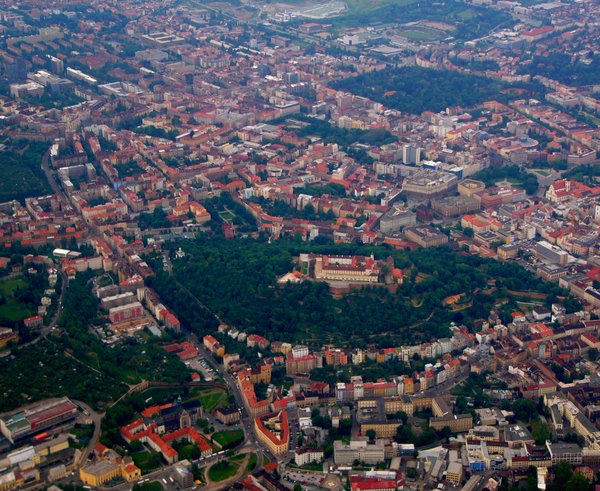 Pohled na Brno z výšky