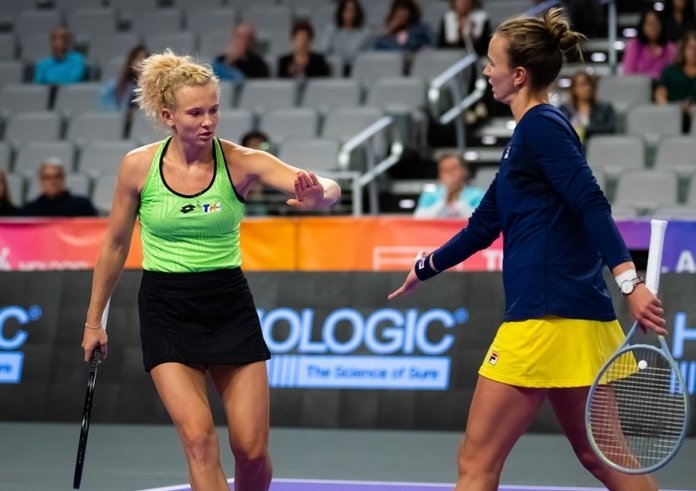 Kateřina Siniaková a Barbora Krejčíková.