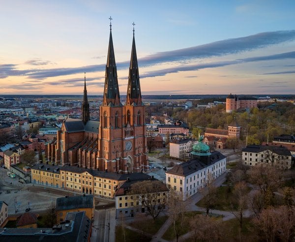 Švédské město Uppsala má nejčistší vzduch v Evropě.