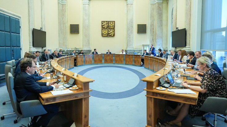 Foto z jednání NERVu a představitelů vlády '4. 10. 2023)
