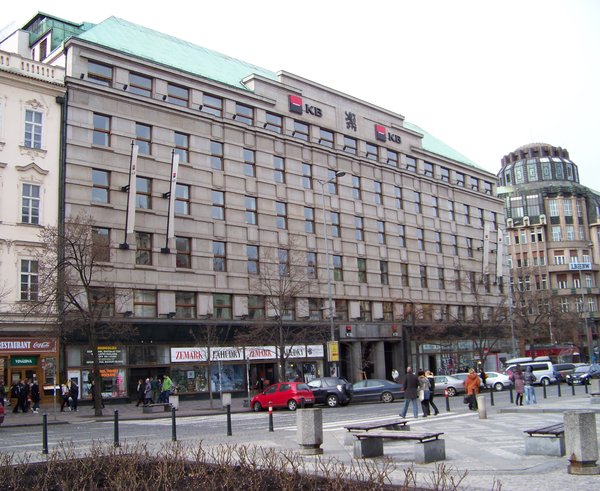 Budova Komerční banky na Václavském náměstí.