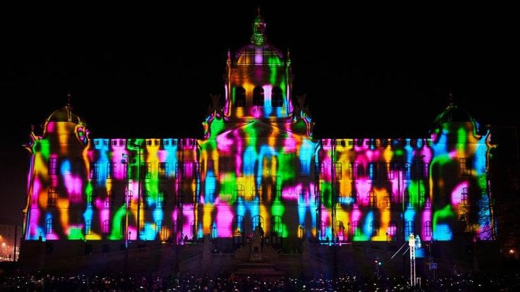 videomapping Praha