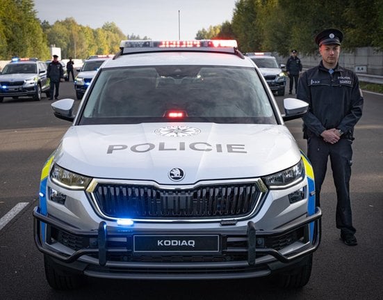 Policejní Škoda Kodiaq