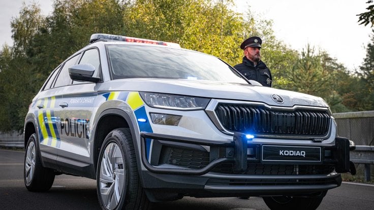 Policejní Škoda Kodiaq