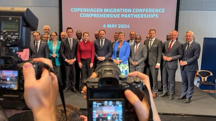Foto evropských ministrů z mezinárodní konference v Kodani (6. 5. 2024)