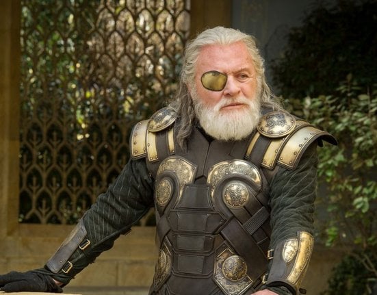 Anthony Hopkins ve filmu Thor: Ragnarok.