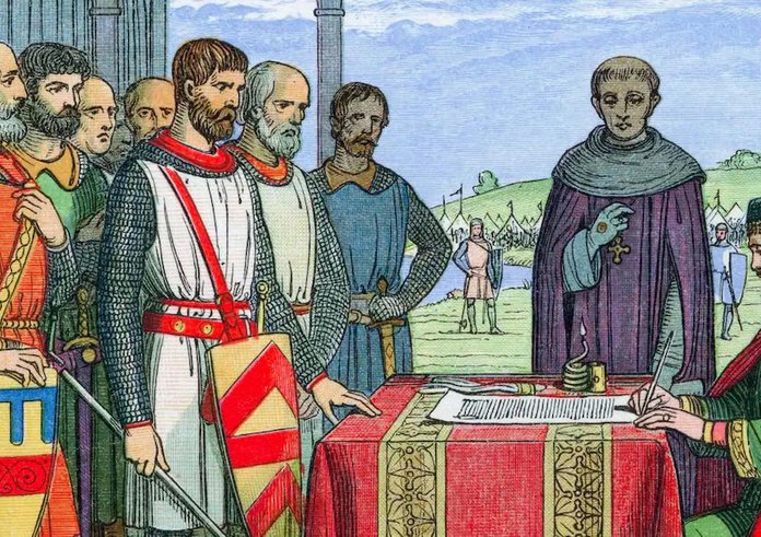 Vyobrazení podpisu Magna Charty