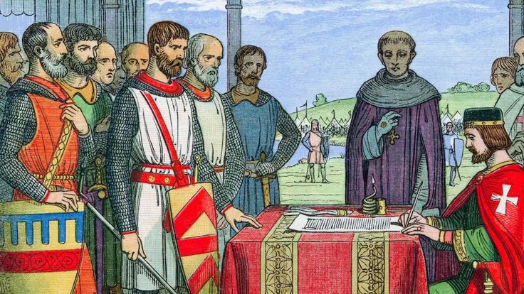 Vyobrazení podpisu Magna Charty
