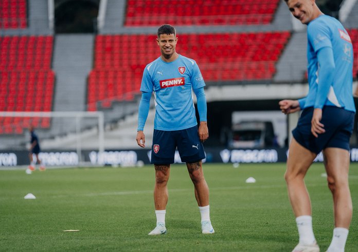 Čeští legionáři v Bundeslize Adam Hložek a Patrik Schick.