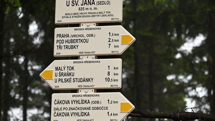 Nové turistické trasy v Brdech.