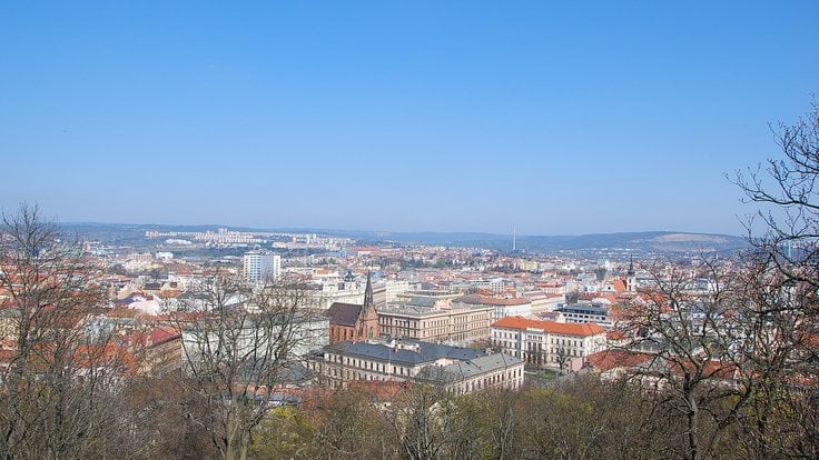 Pohled na Brno.