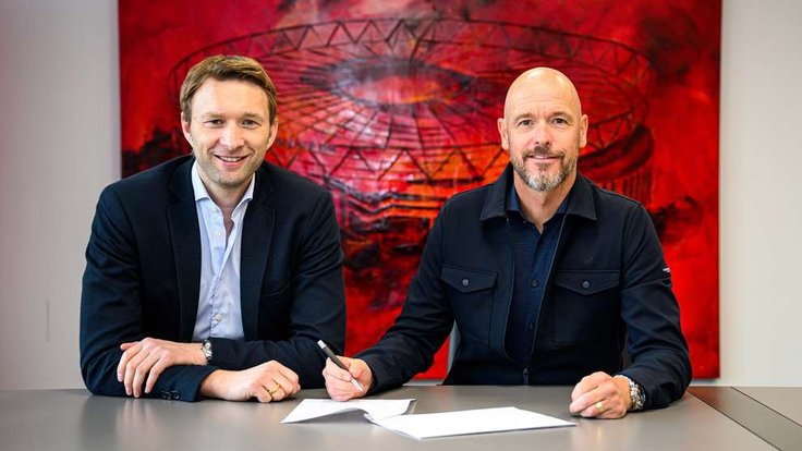 Erik ten Hag podepsal spolupráci s Leverkusenem.
