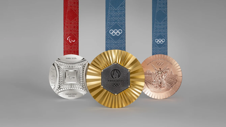 Medaile pro Olympiádu v Paříži jsou úzce spjaté s Eiffelovou věží