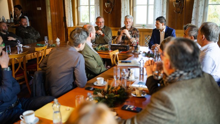 Setkání prezidenta v Lánech s experty na životní prostředí (17. 10. 2023)