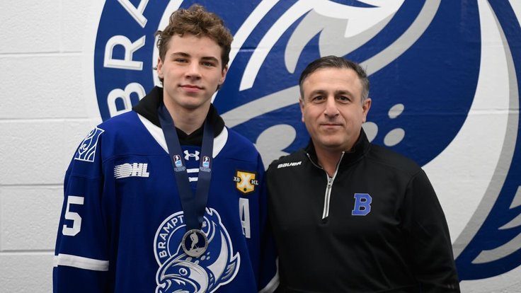 Jakub Fibigr přivezl do Bramptonu stříbrnou medaili