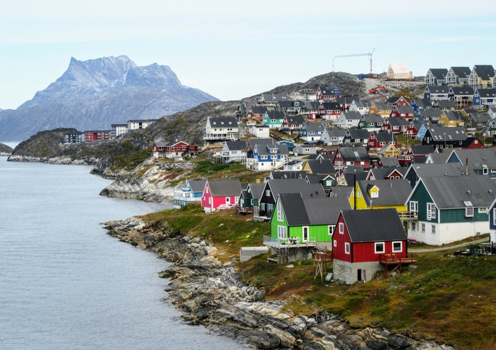 grónská vesnice - wikimedia