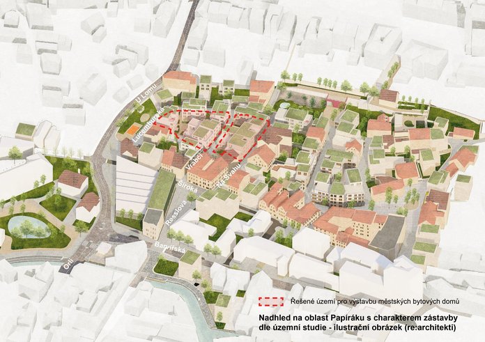 Město Liberec vyhlásilo veřejnou zakázku na návrh nové městské čtvrti v oblasti Papírového náměstí.