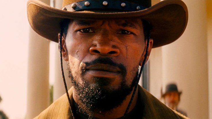 Jamie Foxx ve filmu Nespoutaný Django