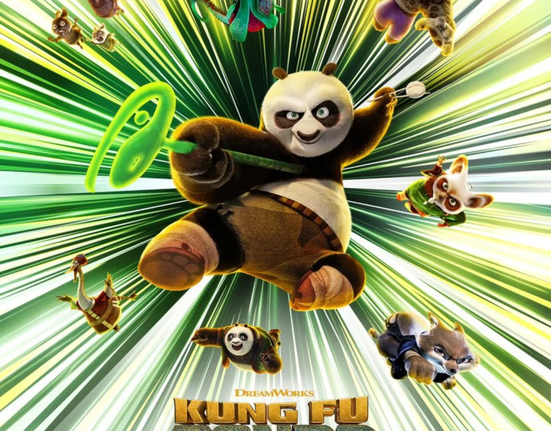 Plakát k filmu Kung Fu Panda 4