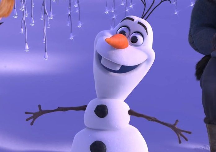 Sněhulák Olaf z filmu Ledové království