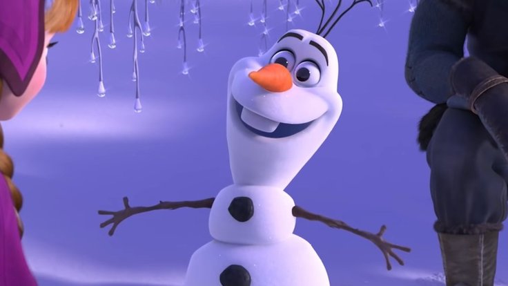 Sněhulák Olaf z filmu Ledové království