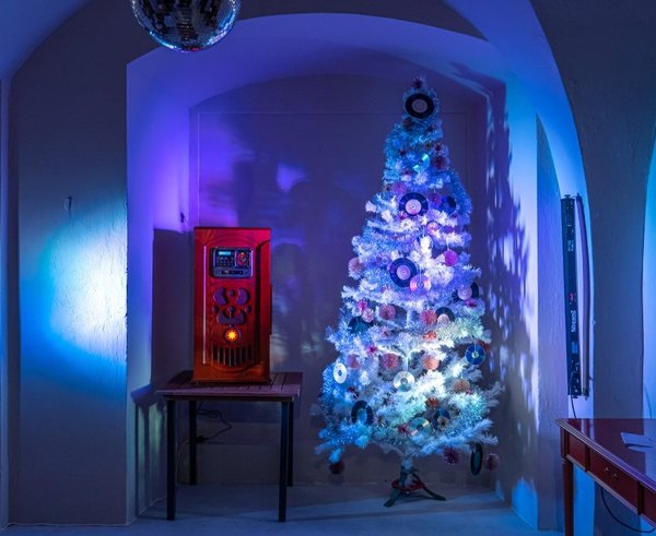 Vánoční stromek na zámku Loučeň