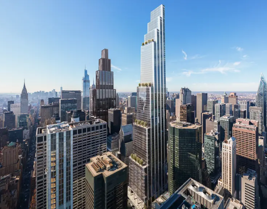Vizualizace nového mrakodrapu v New Yorku