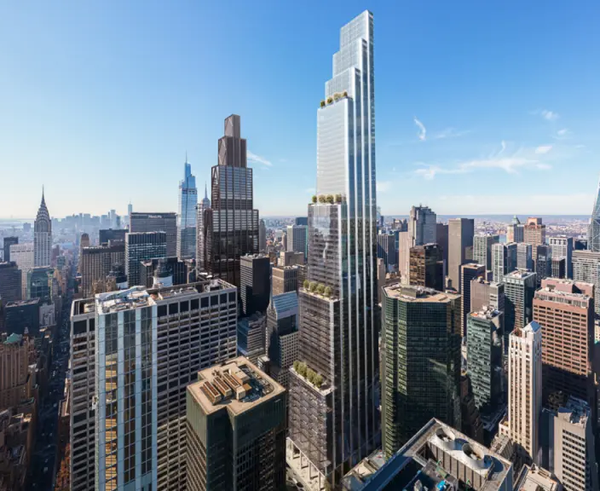 Vizualizace nového mrakodrapu v New Yorku