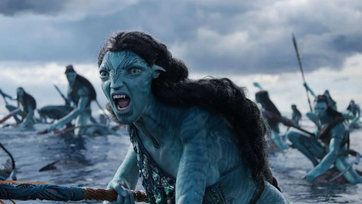 Záběr z filmu Avatar: The Way of Water.