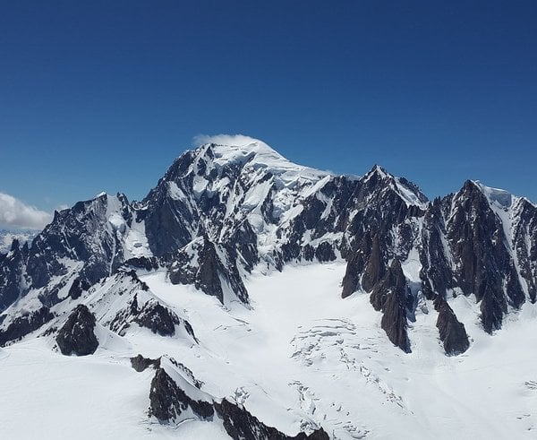 Nejvyšší hora Alp, Mont Blanc