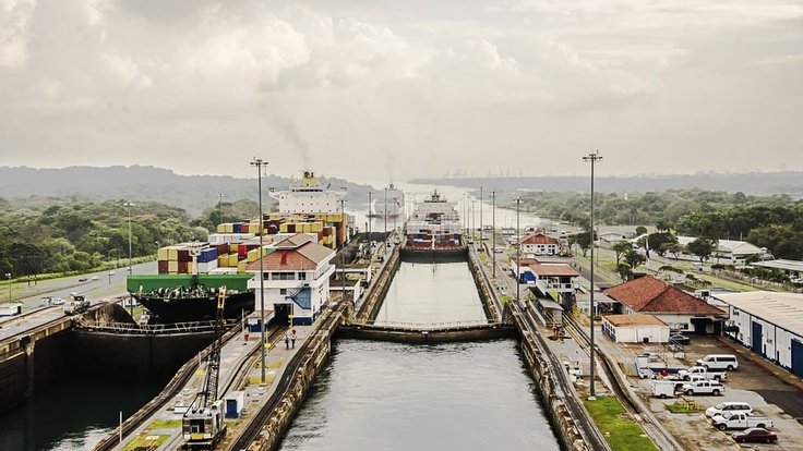 Panamský průplav.