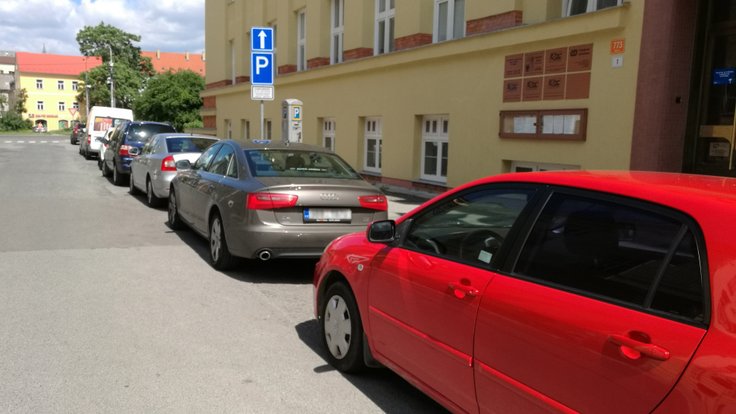 parkování Olomouc