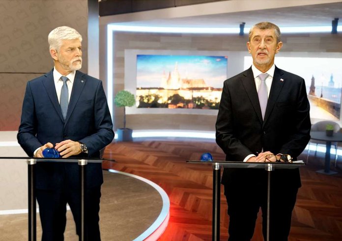 Debata prezidentských kandidátů na Novinkách (25. 1. 2023)