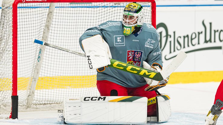 Dominik Pavlát při reprezentačním tréninku