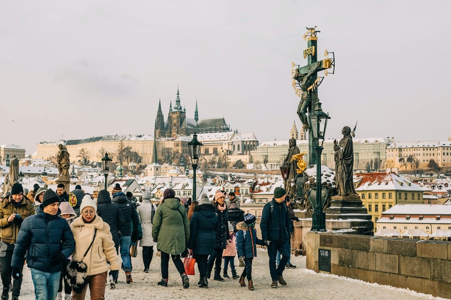 Zimní Praha