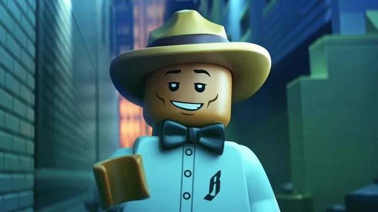 Pharrell Williams jako LEGO postavička ve filmu Piece by Piece (2024)