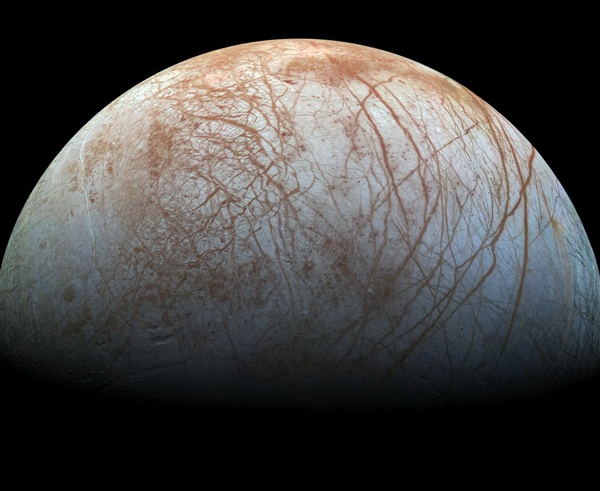 Jupiterův měsíc Europa