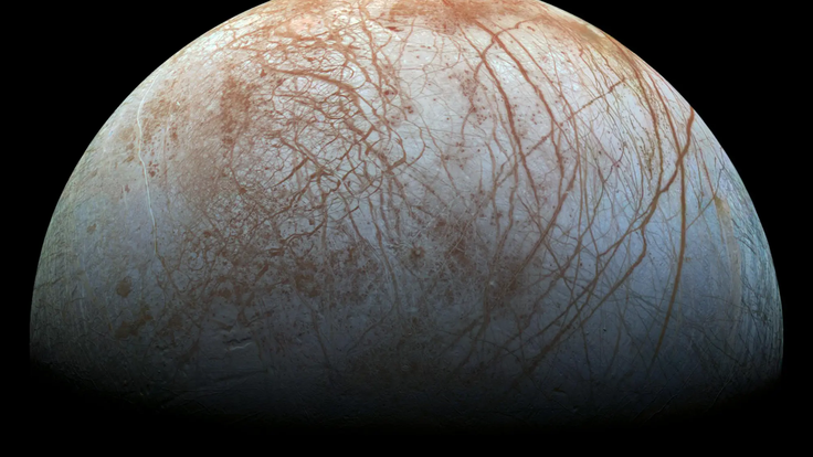 Jupiterův měsíc Europa