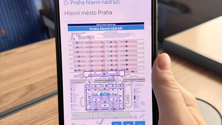 plánek app Můj vlak