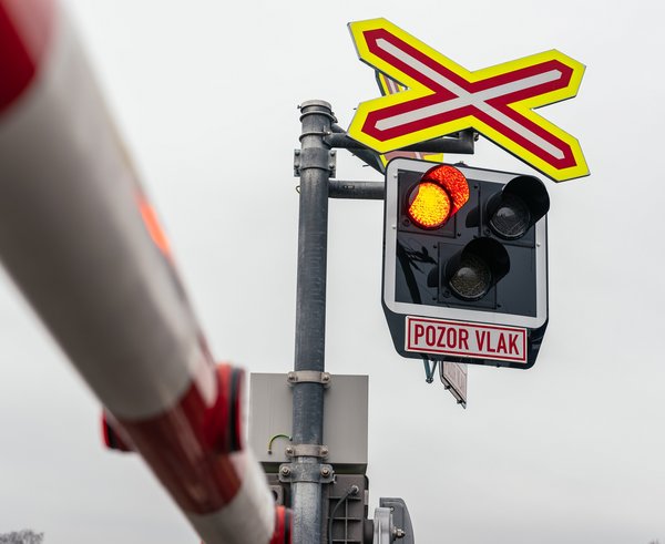 železniční přejezd