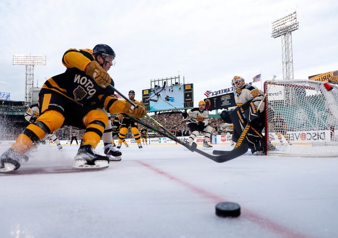 Zápas Winter Classic v minulém ročníku NHL