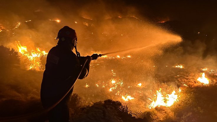 Požáry v Řecku (25. 7. 2023)