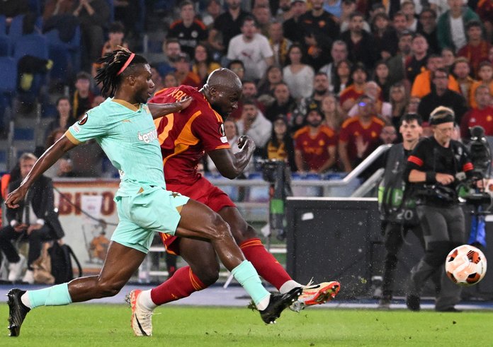 Romelu Lukaku dává gól na 2:0