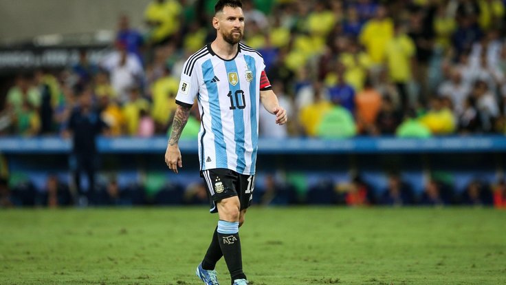 Lionel Messi v dresu Argentiny