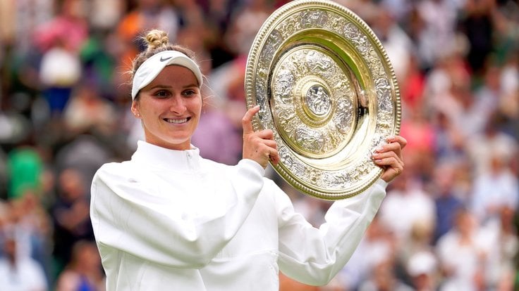 Markéta Vondroušová na Wimbledonu