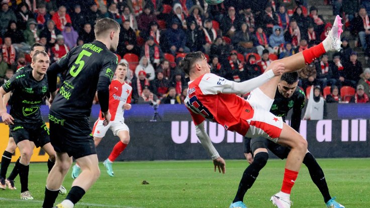 Slavia na úvod jara porazila Jablonec gólem v nastavení