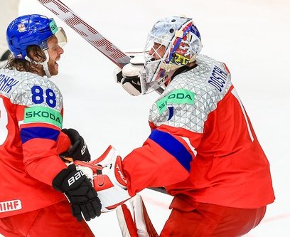 David Pastrňák s Lukášem Dostálem jsou v nominaci na zimní olympijské hry