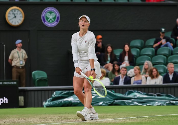 Barbora Krejčíková na Wimbledonu