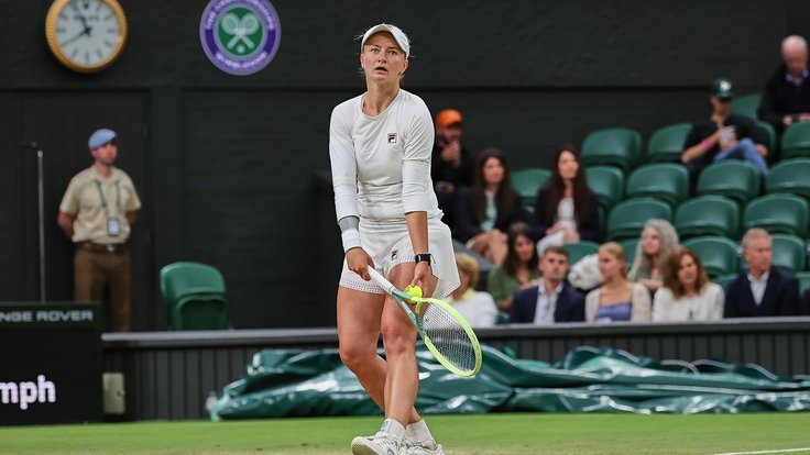 Barbora Krejčíková na Wimbledonu