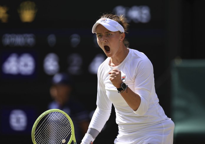 Markéta Vondroušová vyhrála Wimbledon.